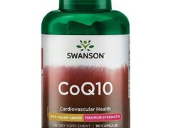 Swanson Coenzima Q10, 200 mg, 90 Capsule (Antioxidant natural, intareste imunitatea)